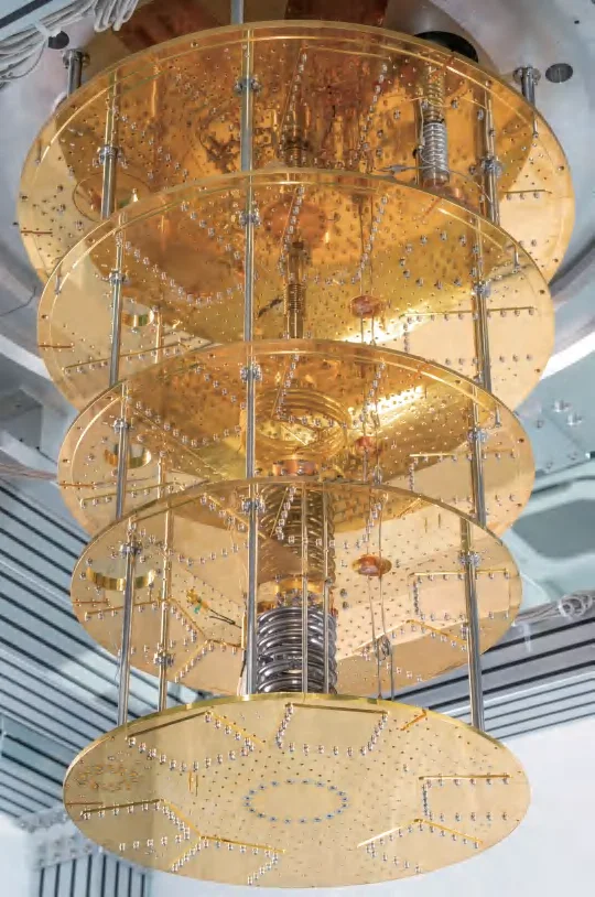 Gold-plated cold stages of the dilution refrigerator